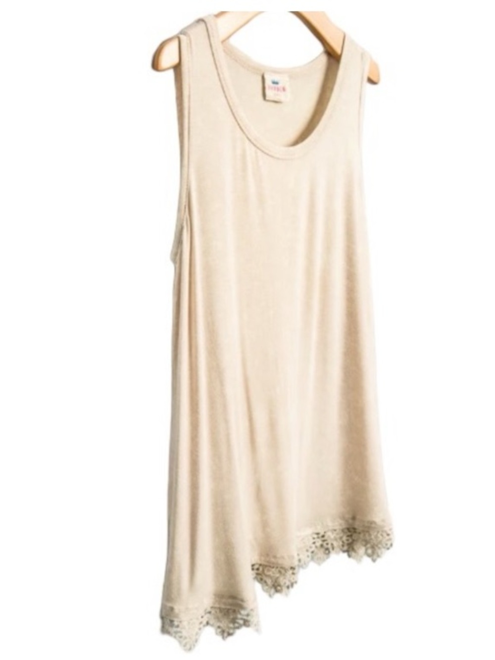 HAYDEN GIRLS Acid Wash Boho Tank Cream Dress size 9/10 (girls)